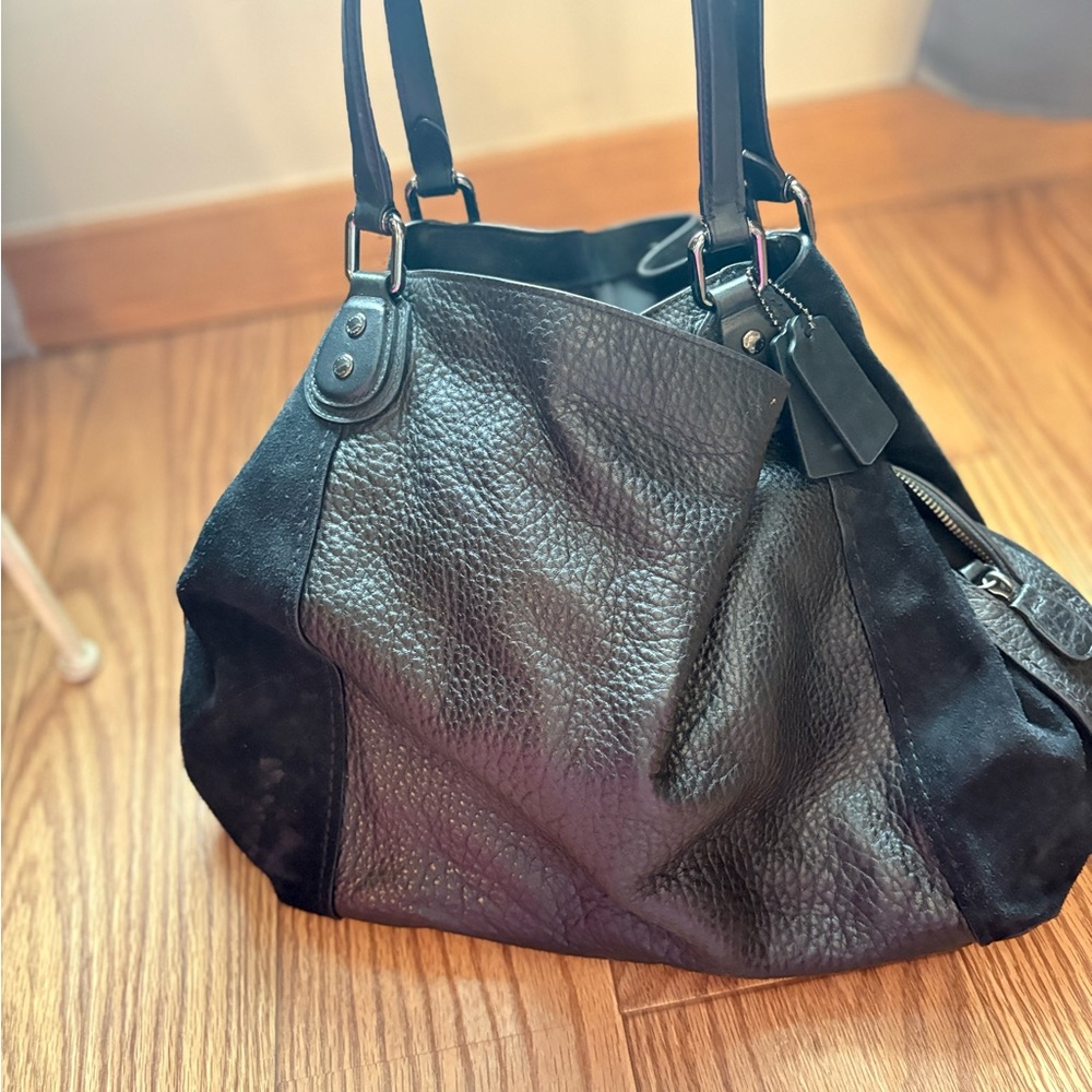 Coach Black Leather Handbag - Picture 3 of 3